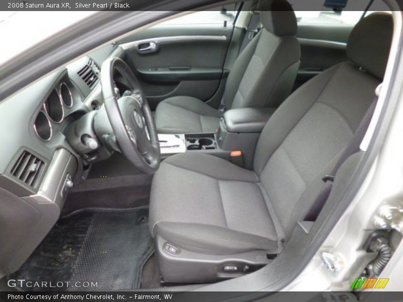 Silver Pearl / Black 2008 Saturn Aura XR