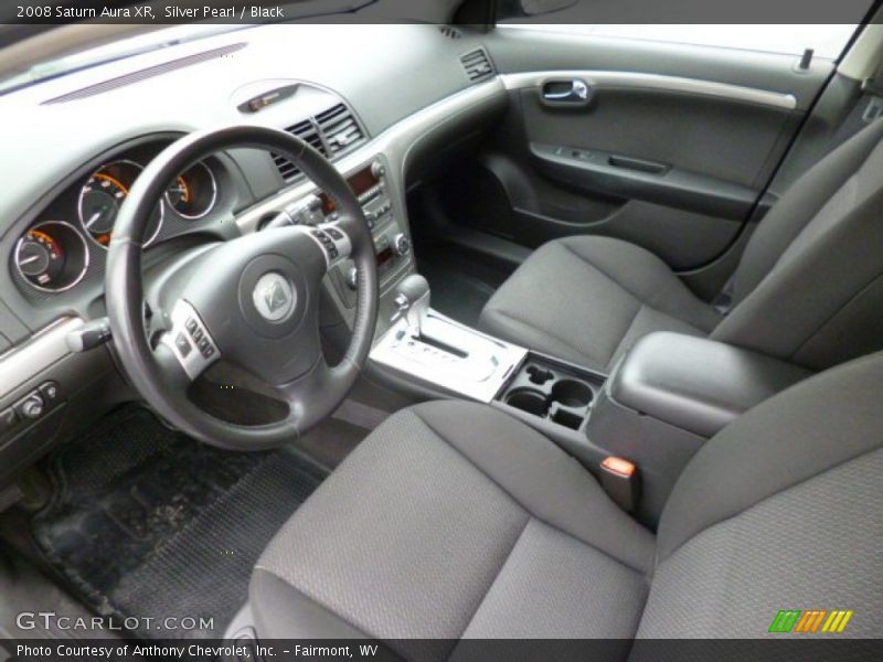 Silver Pearl / Black 2008 Saturn Aura XR