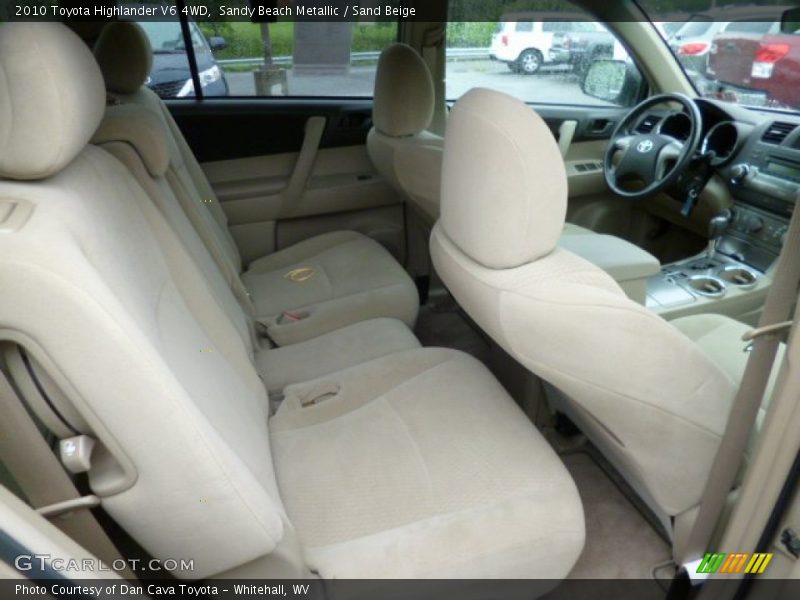 Sandy Beach Metallic / Sand Beige 2010 Toyota Highlander V6 4WD