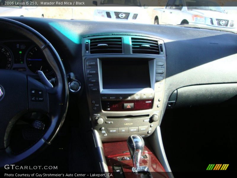 Matador Red Mica / Black 2006 Lexus IS 250
