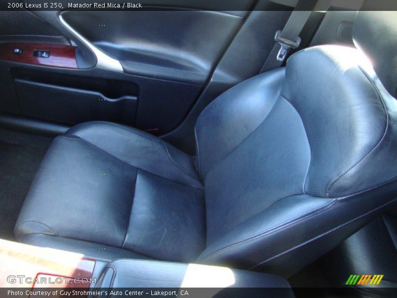 Matador Red Mica / Black 2006 Lexus IS 250