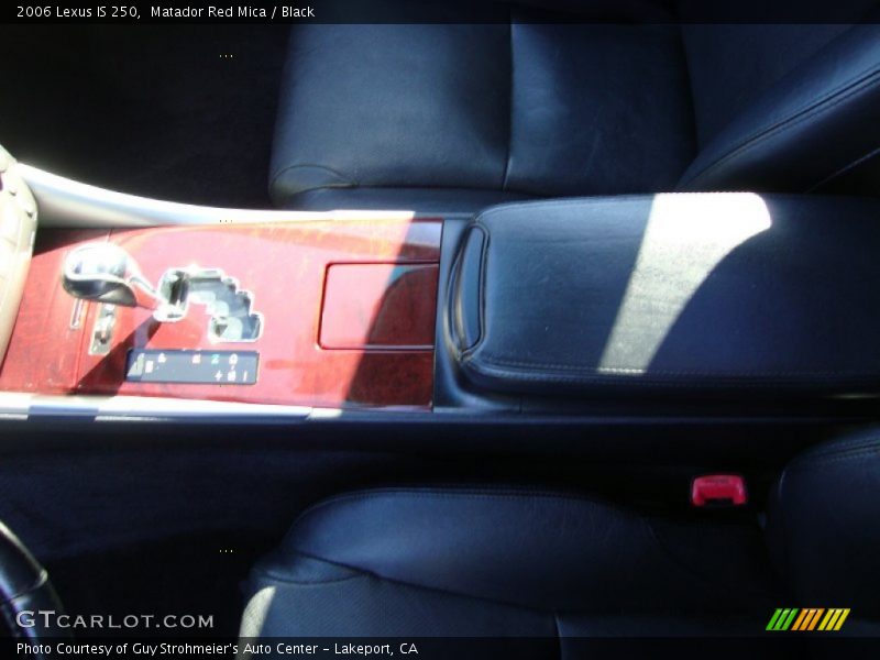 Matador Red Mica / Black 2006 Lexus IS 250