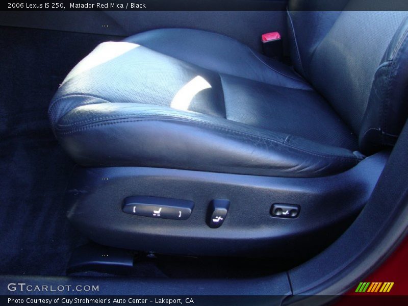 Matador Red Mica / Black 2006 Lexus IS 250