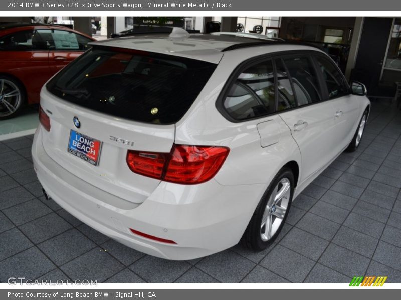 Mineral White Metallic / Black 2014 BMW 3 Series 328i xDrive Sports Wagon