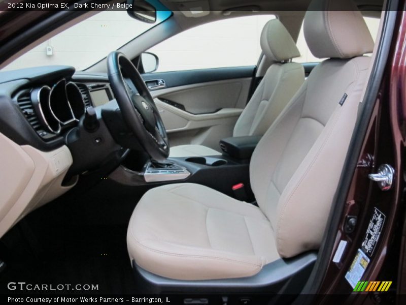 Dark Cherry / Beige 2012 Kia Optima EX