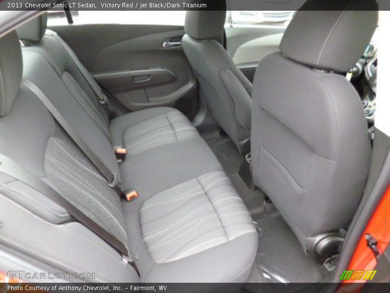 Victory Red / Jet Black/Dark Titanium 2013 Chevrolet Sonic LT Sedan
