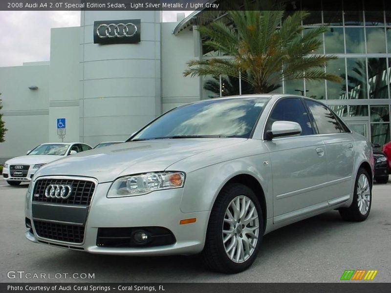 Light Silver Metallic / Light Gray 2008 Audi A4 2.0T Special Edition Sedan