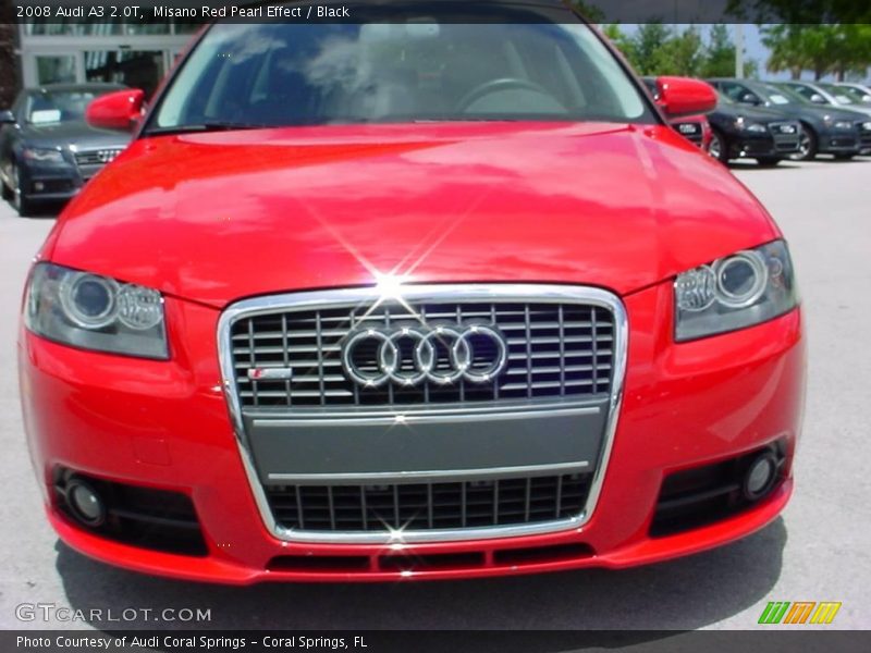 Misano Red Pearl Effect / Black 2008 Audi A3 2.0T