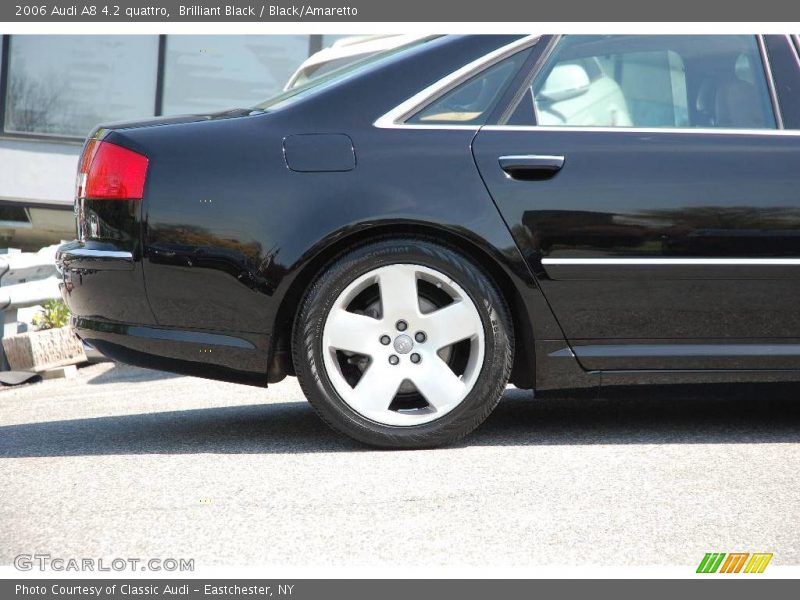 Brilliant Black / Black/Amaretto 2006 Audi A8 4.2 quattro