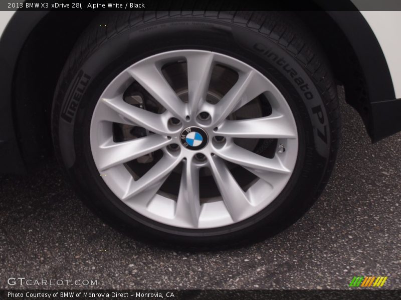 Alpine White / Black 2013 BMW X3 xDrive 28i