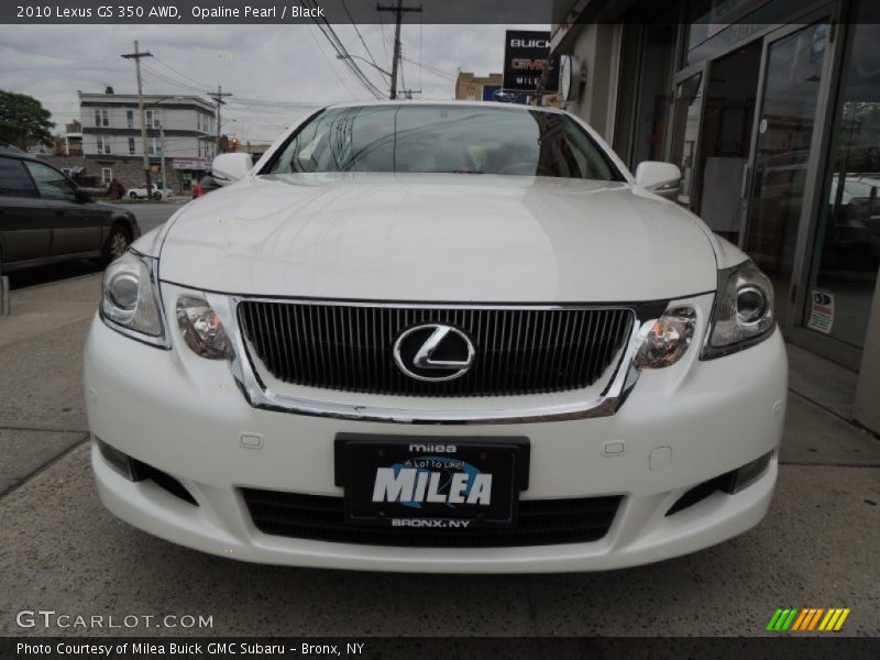 Opaline Pearl / Black 2010 Lexus GS 350 AWD