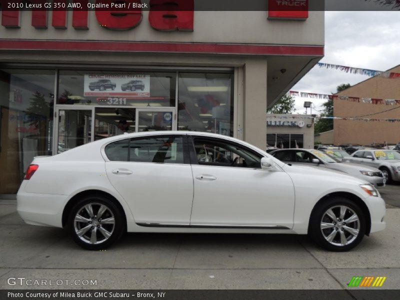 Opaline Pearl / Black 2010 Lexus GS 350 AWD