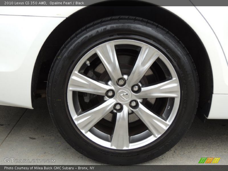 Opaline Pearl / Black 2010 Lexus GS 350 AWD