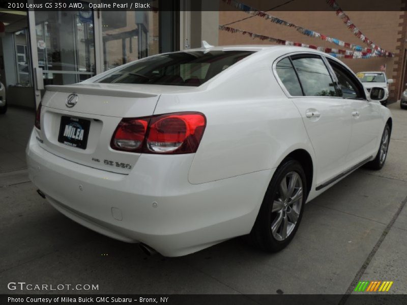 Opaline Pearl / Black 2010 Lexus GS 350 AWD