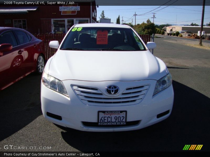 Super White / Ash 2008 Toyota Camry LE V6