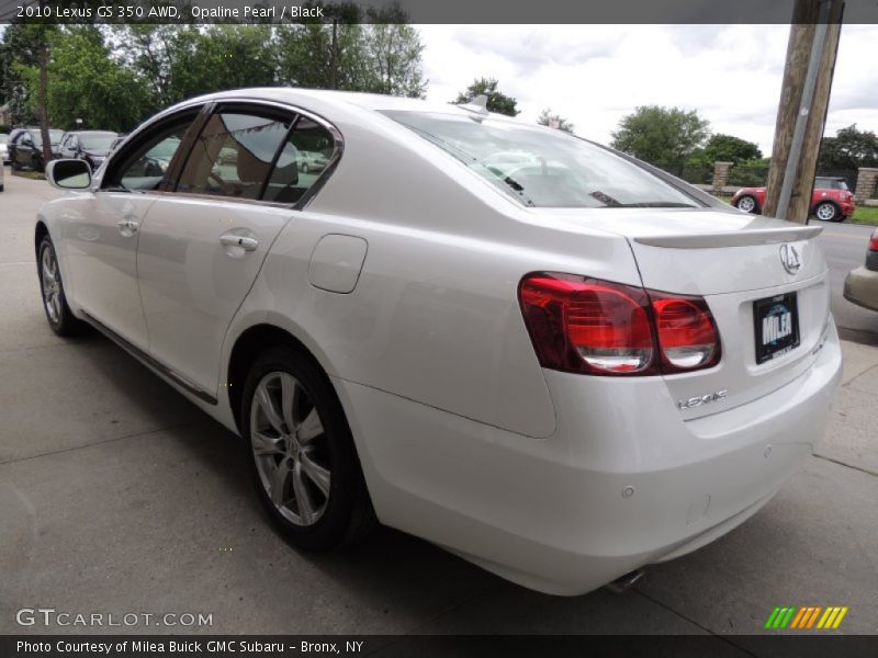 Opaline Pearl / Black 2010 Lexus GS 350 AWD
