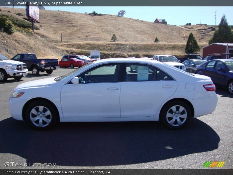 Super White / Ash 2008 Toyota Camry LE V6
