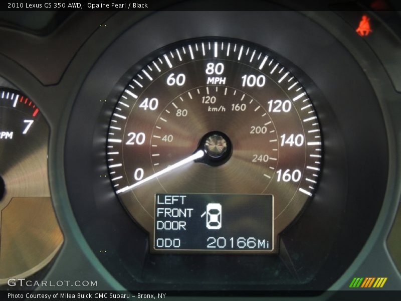 Opaline Pearl / Black 2010 Lexus GS 350 AWD