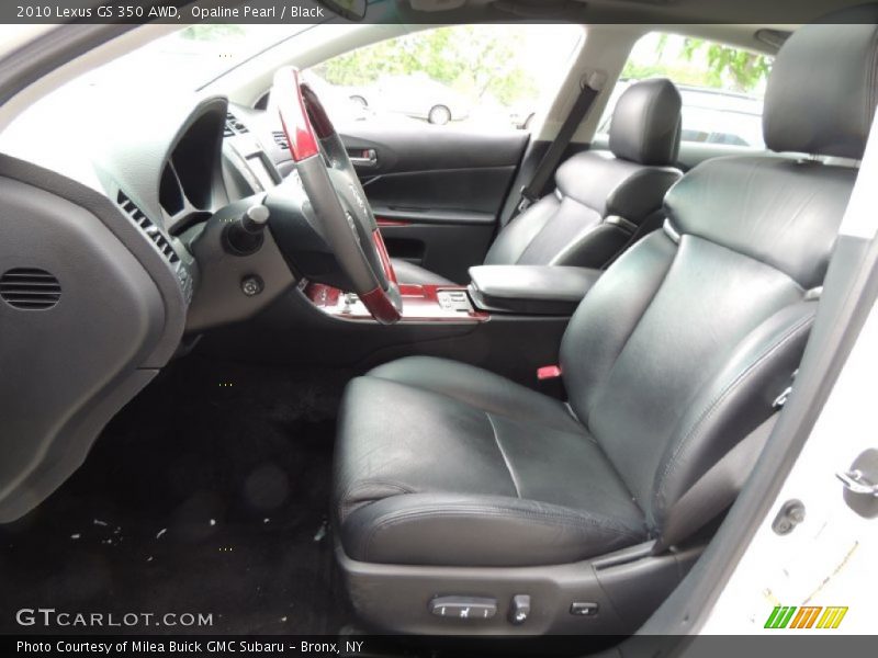 Opaline Pearl / Black 2010 Lexus GS 350 AWD