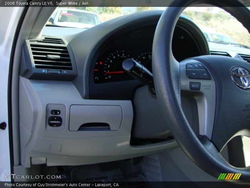 Super White / Ash 2008 Toyota Camry LE V6