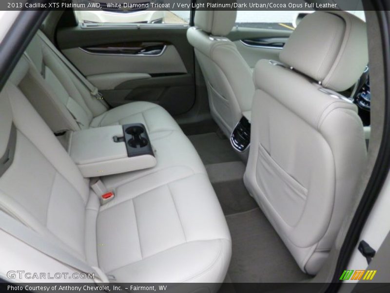 White Diamond Tricoat / Very Light Platinum/Dark Urban/Cocoa Opus Full Leather 2013 Cadillac XTS Platinum AWD