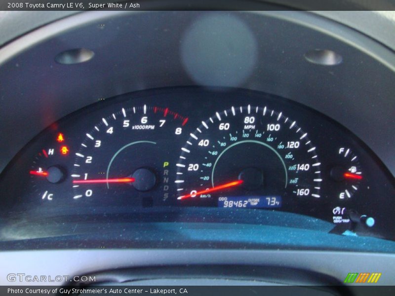 Super White / Ash 2008 Toyota Camry LE V6
