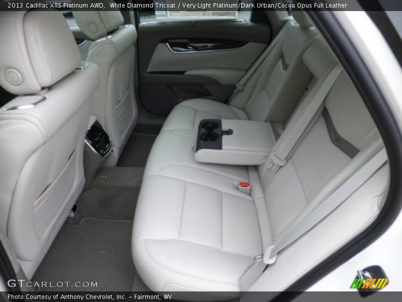 White Diamond Tricoat / Very Light Platinum/Dark Urban/Cocoa Opus Full Leather 2013 Cadillac XTS Platinum AWD
