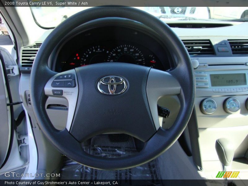 Super White / Ash 2008 Toyota Camry LE V6