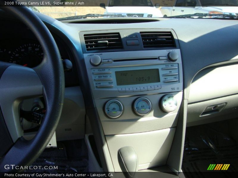 Super White / Ash 2008 Toyota Camry LE V6