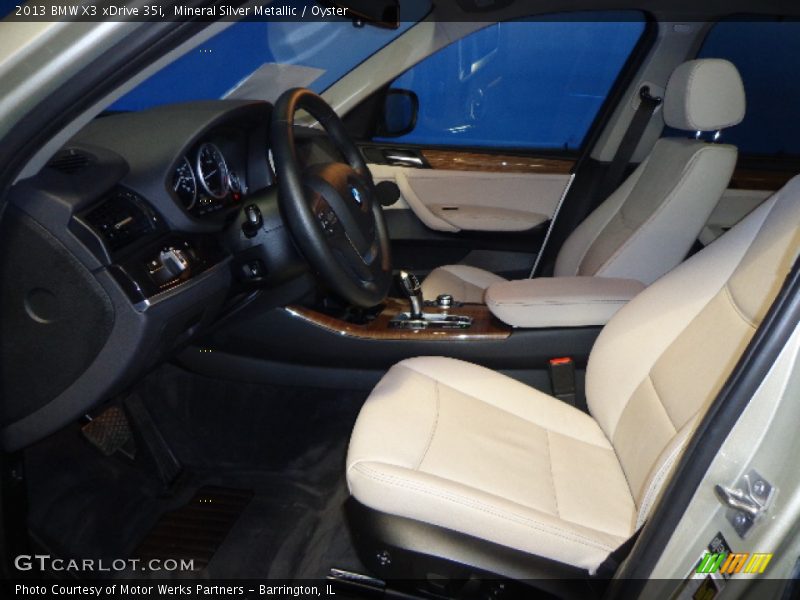 Mineral Silver Metallic / Oyster 2013 BMW X3 xDrive 35i