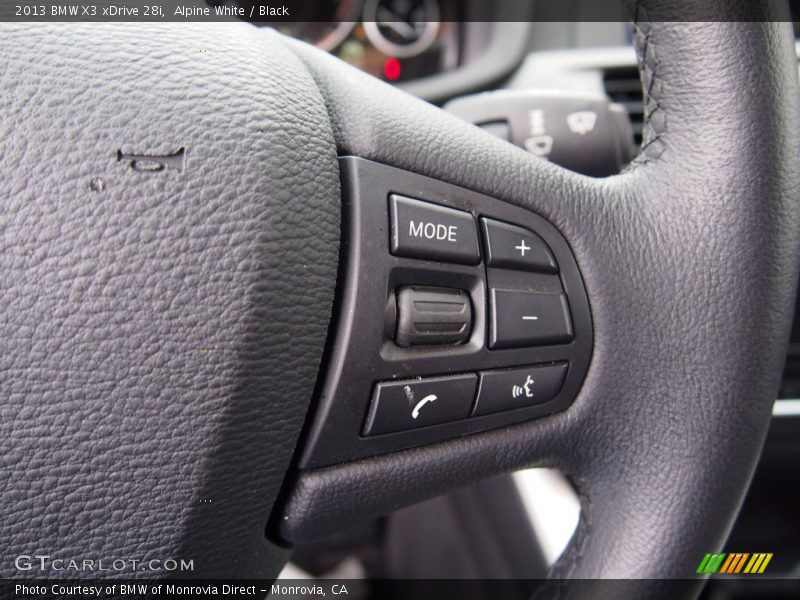 Alpine White / Black 2013 BMW X3 xDrive 28i