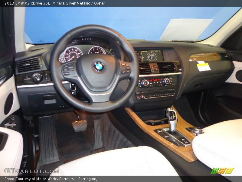 Mineral Silver Metallic / Oyster 2013 BMW X3 xDrive 35i
