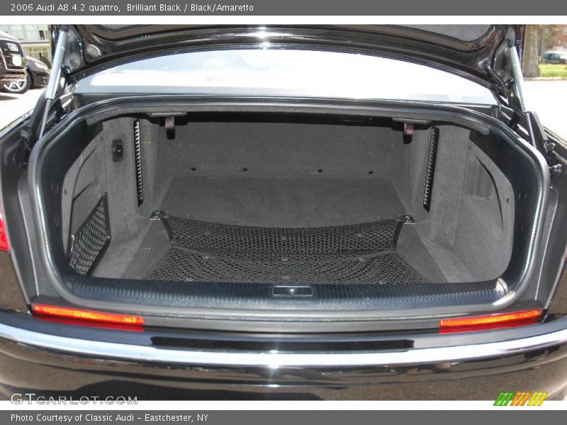 Brilliant Black / Black/Amaretto 2006 Audi A8 4.2 quattro