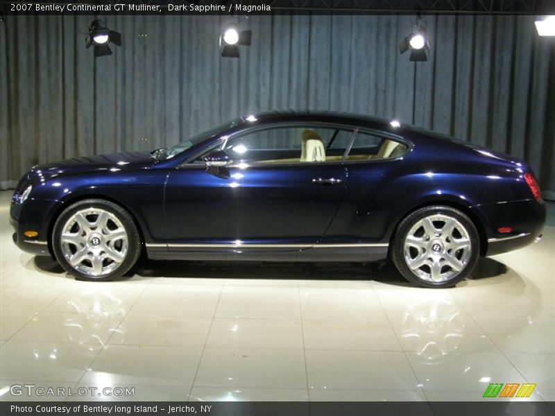 Dark Sapphire / Magnolia 2007 Bentley Continental GT Mulliner