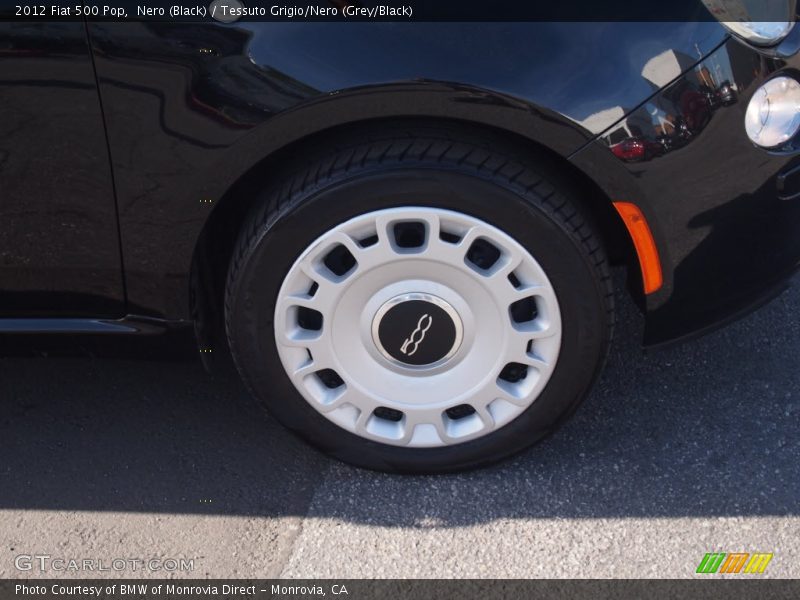Nero (Black) / Tessuto Grigio/Nero (Grey/Black) 2012 Fiat 500 Pop