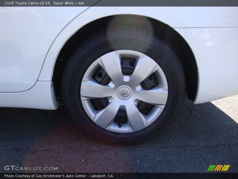 Super White / Ash 2008 Toyota Camry LE V6