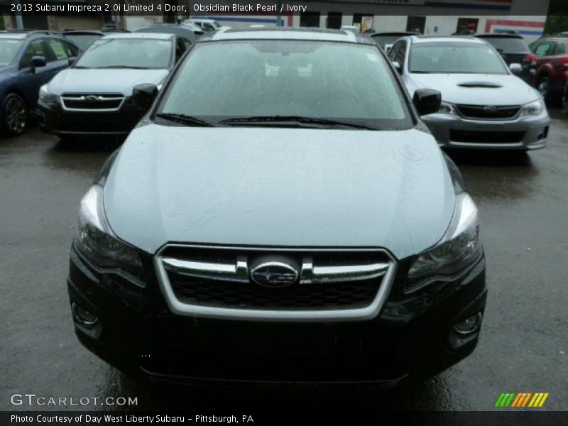 Obsidian Black Pearl / Ivory 2013 Subaru Impreza 2.0i Limited 4 Door