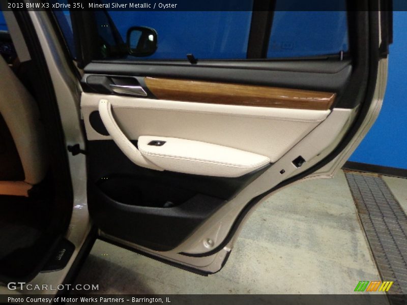 Mineral Silver Metallic / Oyster 2013 BMW X3 xDrive 35i