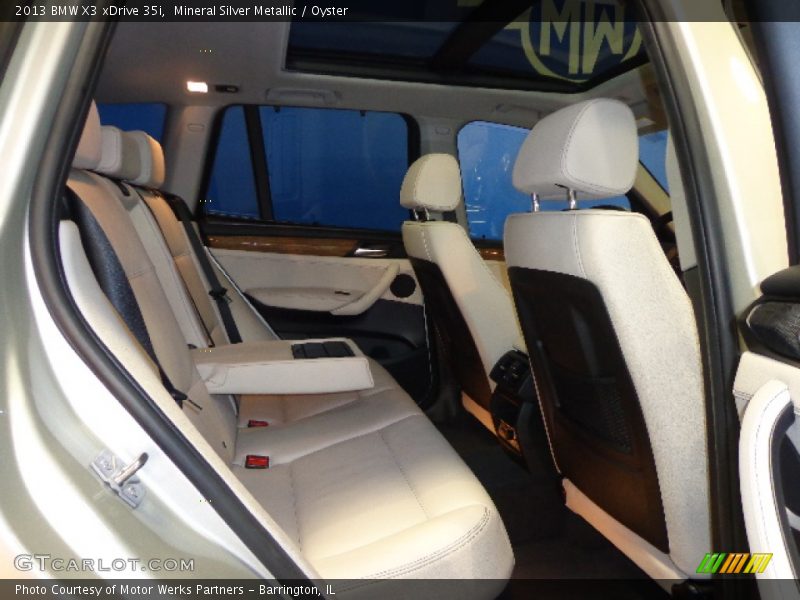Mineral Silver Metallic / Oyster 2013 BMW X3 xDrive 35i