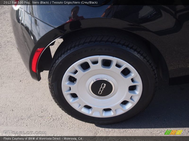 Nero (Black) / Tessuto Grigio/Nero (Grey/Black) 2012 Fiat 500 Pop