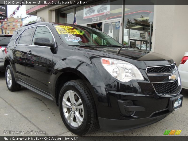 Black Granite Metallic / Jet Black 2010 Chevrolet Equinox LT