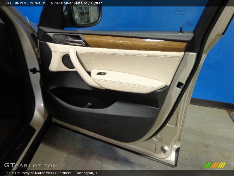 Mineral Silver Metallic / Oyster 2013 BMW X3 xDrive 35i