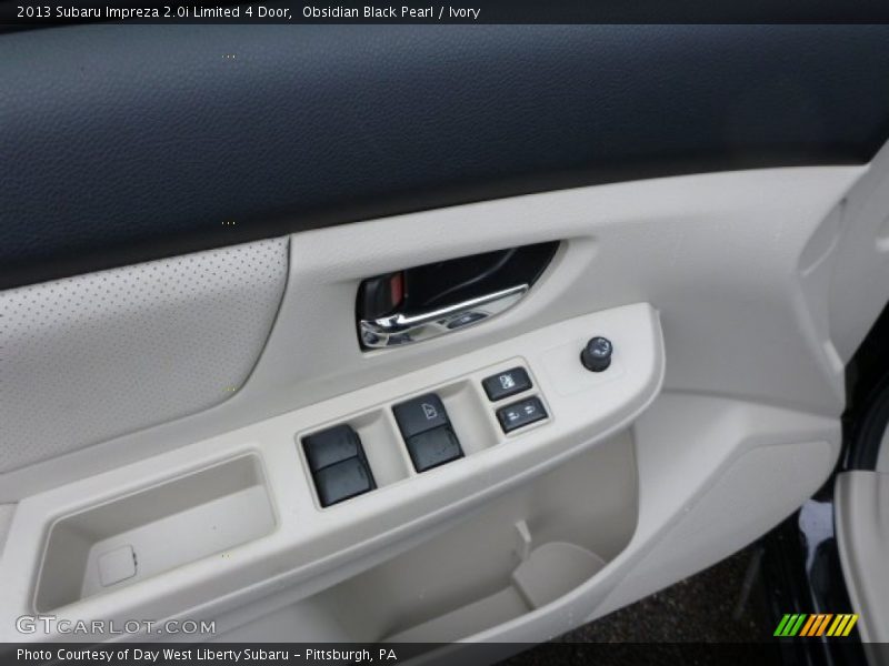 Obsidian Black Pearl / Ivory 2013 Subaru Impreza 2.0i Limited 4 Door