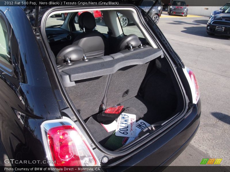 Nero (Black) / Tessuto Grigio/Nero (Grey/Black) 2012 Fiat 500 Pop
