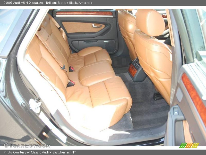 Brilliant Black / Black/Amaretto 2006 Audi A8 4.2 quattro