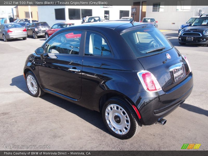 Nero (Black) / Tessuto Grigio/Nero (Grey/Black) 2012 Fiat 500 Pop