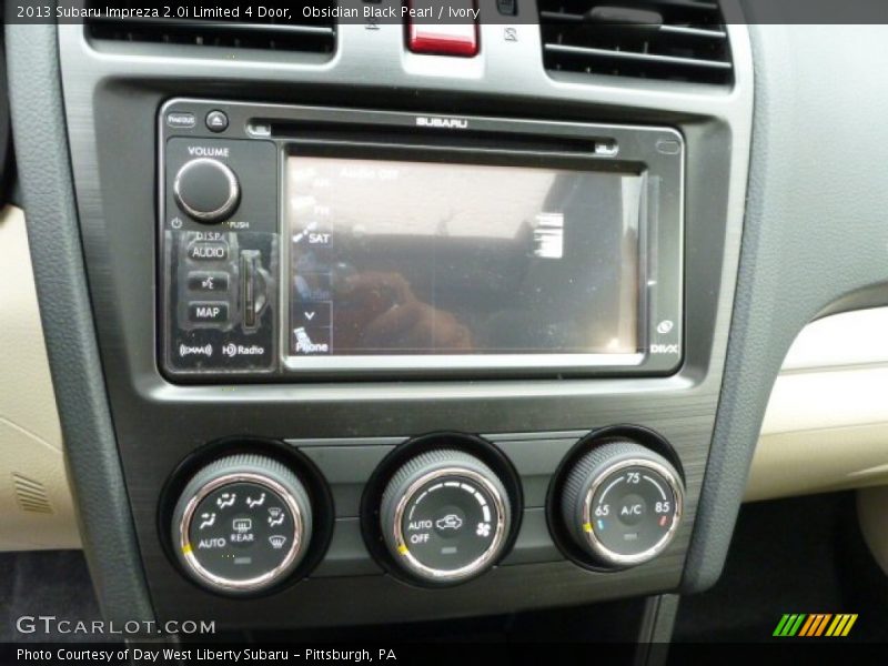 Obsidian Black Pearl / Ivory 2013 Subaru Impreza 2.0i Limited 4 Door