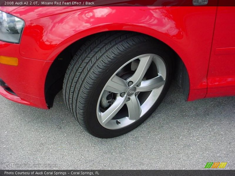 Misano Red Pearl Effect / Black 2008 Audi A3 2.0T
