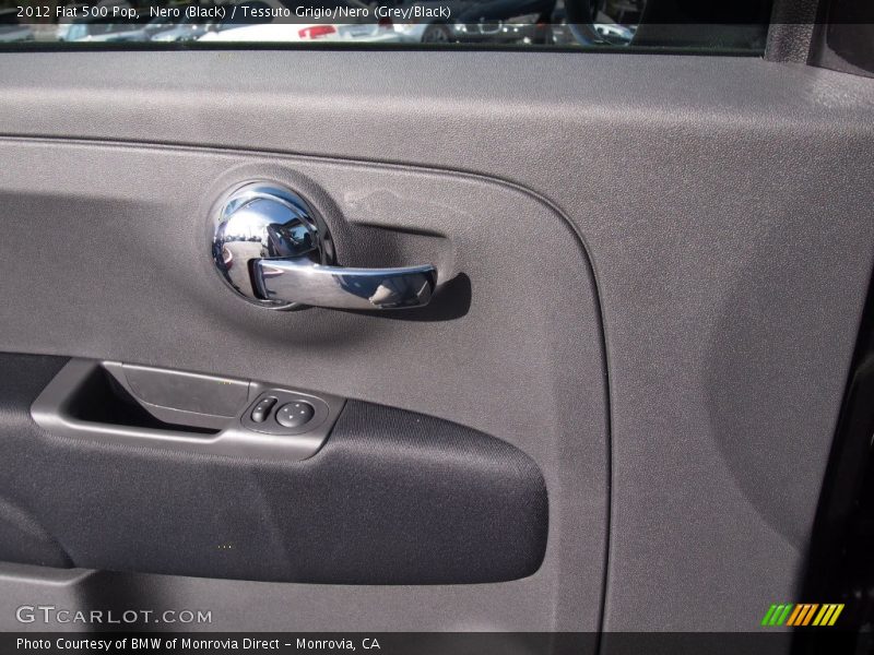 Nero (Black) / Tessuto Grigio/Nero (Grey/Black) 2012 Fiat 500 Pop