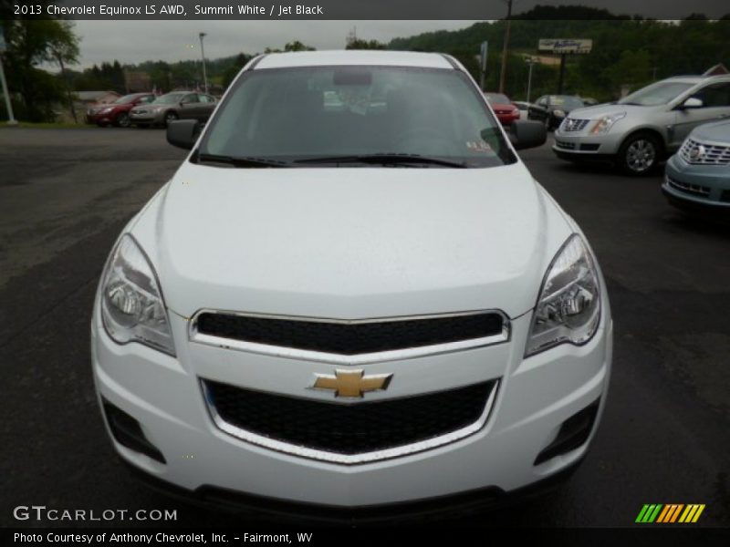 Summit White / Jet Black 2013 Chevrolet Equinox LS AWD